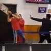 Angry passenger leaves airport worker with a 'fractured spine' after brutal assault