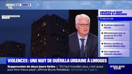 Violences : une nuit de guérilla urbaine à Limoges - 19/07