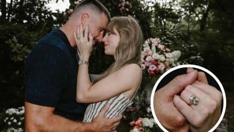 Así es el anillo de compromiso de Taylor Swift: una pieza única de inspiración vintage