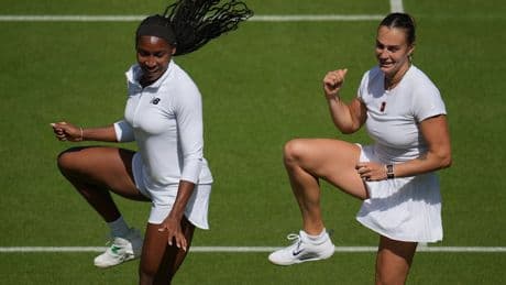Tiktok-Tanz vor Wimbledon - Tennis-Queens schwingen die Hüften