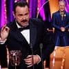 All the moments you DIDN'T see at the BAFTA TV Awards: Danny Dyer's expletive-laden speech is cut from BBC broadcast while host Alan Cumming suffers hilarious onstage gaffe as Mr Bates vs The Post Office and Gavin & Stacey lead winners