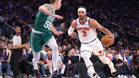 Josh Hart snags first Knicks’ triple double in playoffs since 1972