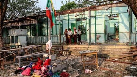 Myanmar: Luftangriff zerstört Schule – offenbar 20 Kinder getötet