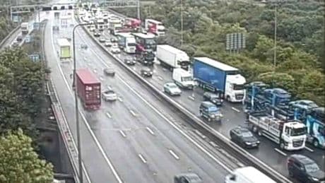 M25 traffic: Drivers face major delays after four-car crash in Hertfordshire