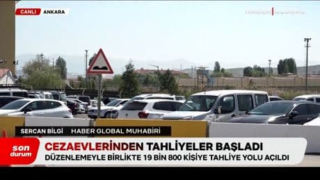 Cezaevlerinden tahliyeler başladı