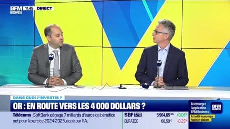 Dans quoi j'investis ? : Or, en route vers les 4000 dollars ? - 13/05