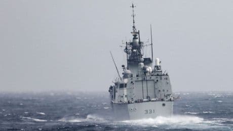 Mould found in nearly half the Royal Canadian Navy's frigates