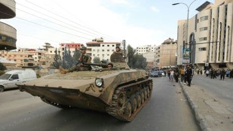 Gefechte nahe Damaskus: Syrische Regierung entsendet Sicherheitskräfte