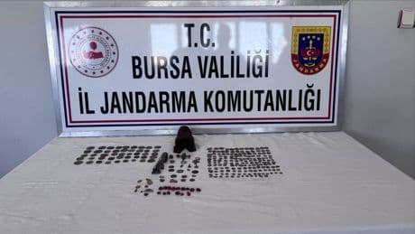 Bursa'da tarihi eser kaçakçılarına darbe