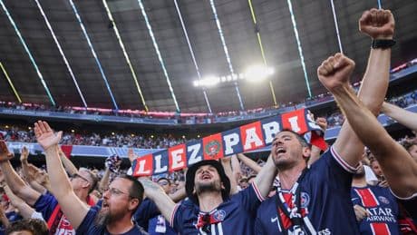 AP PHOTOS: Fans watch as Paris Saint-Germain wins the Champions League for the first time