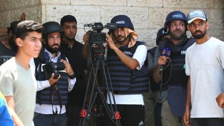 Journalisten Gaza vrezen doelwit te zijn van Israëlische leger: ‘Woorden zijn ons enige wapen”