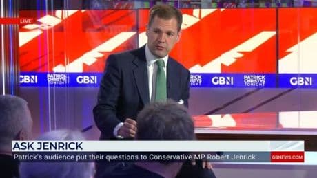 Moment GB News audience members trashes Robert Jenrick over migration blunder