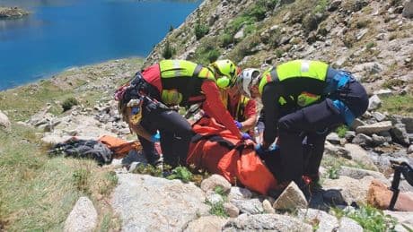 Más de cuatro rescates de montaña al día este verano por parte de Bombers de Catalunya