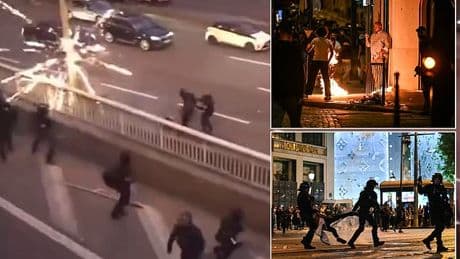 PSG fans teargassed as Champions League celebrations boil over following historic win over Inter Milan