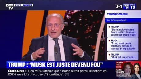 Trump : “Musk est juste devenu fou” - 05/06
