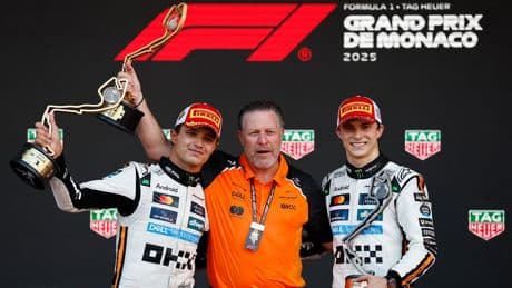 Formula 1'de Monaco Grand Prix'sini McLaren'dan Lando Norris kazandı