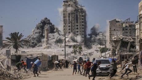 Israel bombardeó el único hospital pediátrico de ciudad de Gaza