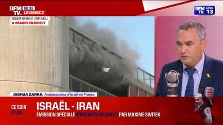 L'hôpital israélien touché par une frappe iranienne "avait été évacué hier soir", affirme l'ambassadeur d'Israël en France