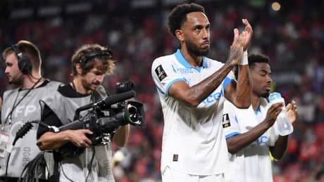 Rennes-OM: Aubameyang a la défaite "amère" après une deuxième période "trop à l'aise"