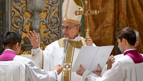 Pope Leo Calls His Appointment a Cross and a Blessing in First Mass as Pontiff