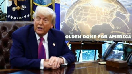 Trump unveils plan for £130,000,000,000 ‘Golden Dome’ inspired by Israeli shield