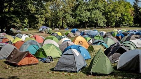 Protestcamp in Frankfurt: Ein Stadtpark wird besetzt