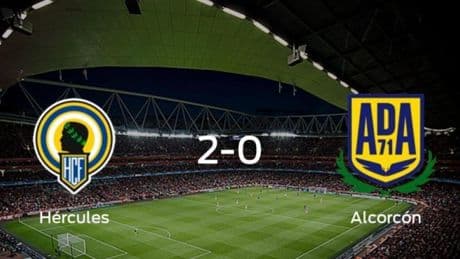 El Hércules vence por 2-0 al Alcorcón