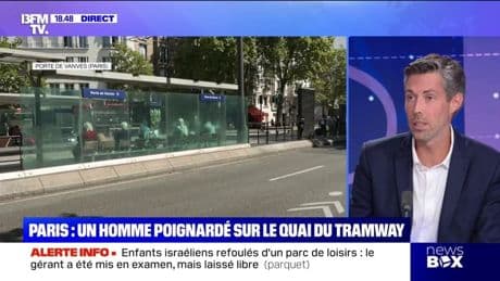 Paris, un homme poignardé sur le quai du tramway - 23/08