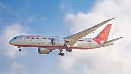 Air India plane catches fire moments after landing as passengers are getting off