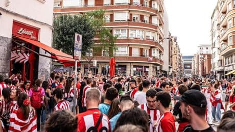 Las indicaciones de seguridad con motivo del Athletic-Rangers