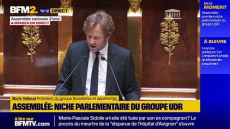 Peine d'inéligibilité: "Il s'agit de contourner une décision de justice", selon Boris Vallaud