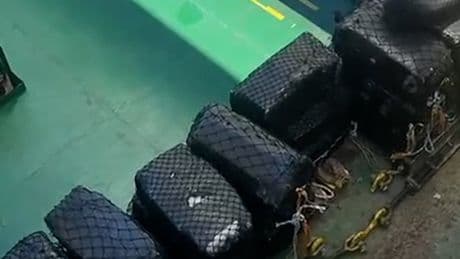 Almost 3,000lbs of cocaine discovered on ship headed for Spain