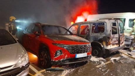 La detención de un ocupa en Mataró desata una violenta oleada de incendios y actos incívicos
