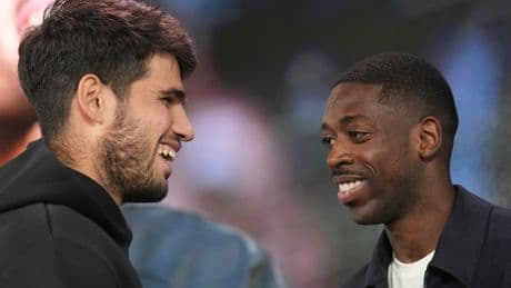 Alcaraz encuentra un aliado en Dembélé, con un trazado a pedir de boca en París