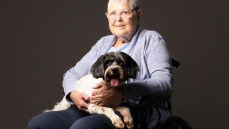 Senior Living Center Welcomes Shelter Dogs For Uplifting Photo Shoot