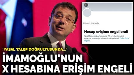 İmamoğlu'nun X hesabına erişim engeli