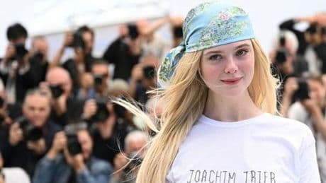 L’actrice Elle Fanning, enfant du rock