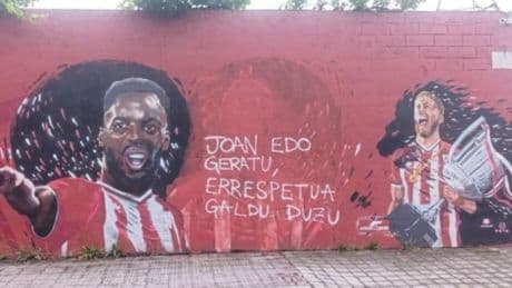 La contundente respuesta del Athletic tras borrar a Nico del mural