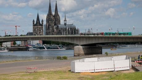 20,000 people are evacuated from Cologne city centre after Second World War bombs are discovered