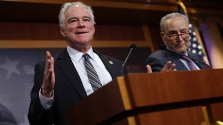 Sen. Tim Kaine says Trump's tariffs could reduce federal debt, but at what cost?
