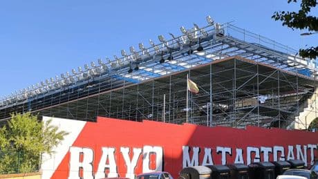 El estadio del Rayo Vallecano, bajo la lupa de la UEFA: así es su estado actual
