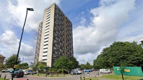 Urgent manhunt underway after woman, 25, dies in fall from block of flats