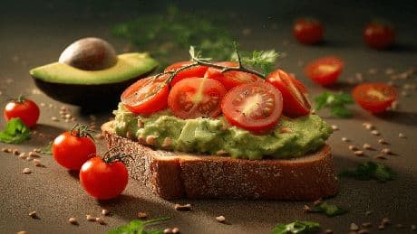 Avocado-Toast mit Tomaten: Veganes Rezept mit Tofu