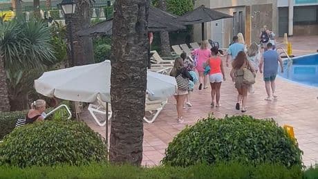 Sunbed Wars 2025 arrives in Benidorm after holidaymakers ‘stampede’ for best loungers