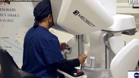Doctor uses robot to remotely perform surgery on patient thousands of miles away