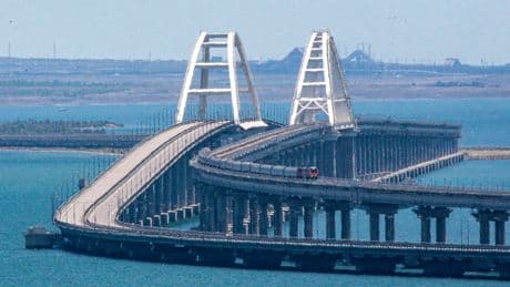 Ukraine Says It Struck Crimea Bridge