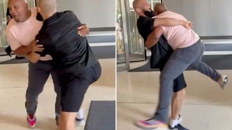 Khamzat Chimaev leaves UFC legend stunned after showing off insane strength