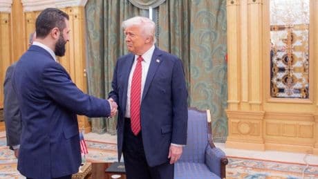Trump se reúne con el presidente sirio y le insta a reconocer a Israel: "Es una oportunidad para ser grandes".