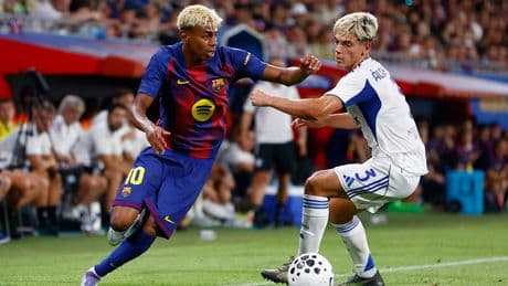 Foot : Lamine Yamal fait le show, le Barça écrase Côme lors du trophée Joan Gamper (vidéo)