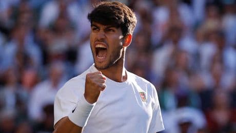 Wimbledon'da Carlos Alcaraz ve Taylor Fritz, yarı finale çıktı